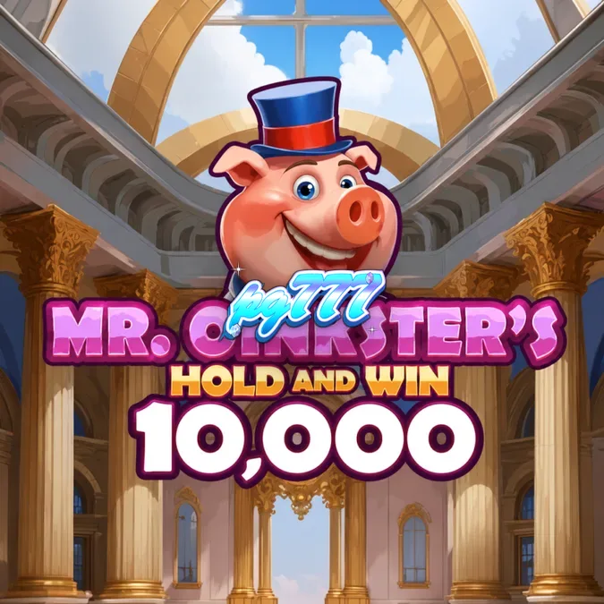 Mr. Oinkster’s Hold & Win 10,000 slot machine interface